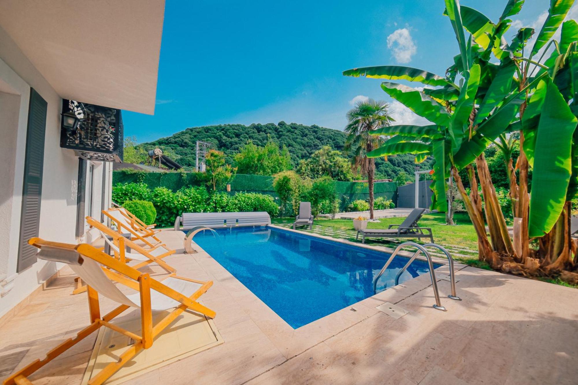 Villa Atlas Muhafazakar Havuzlu, Mustakil Genis Bahceli Sapanca Exterior foto