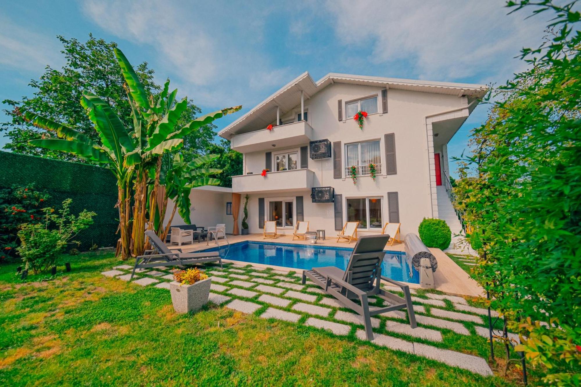 Villa Atlas Muhafazakar Havuzlu, Mustakil Genis Bahceli Sapanca Exterior foto